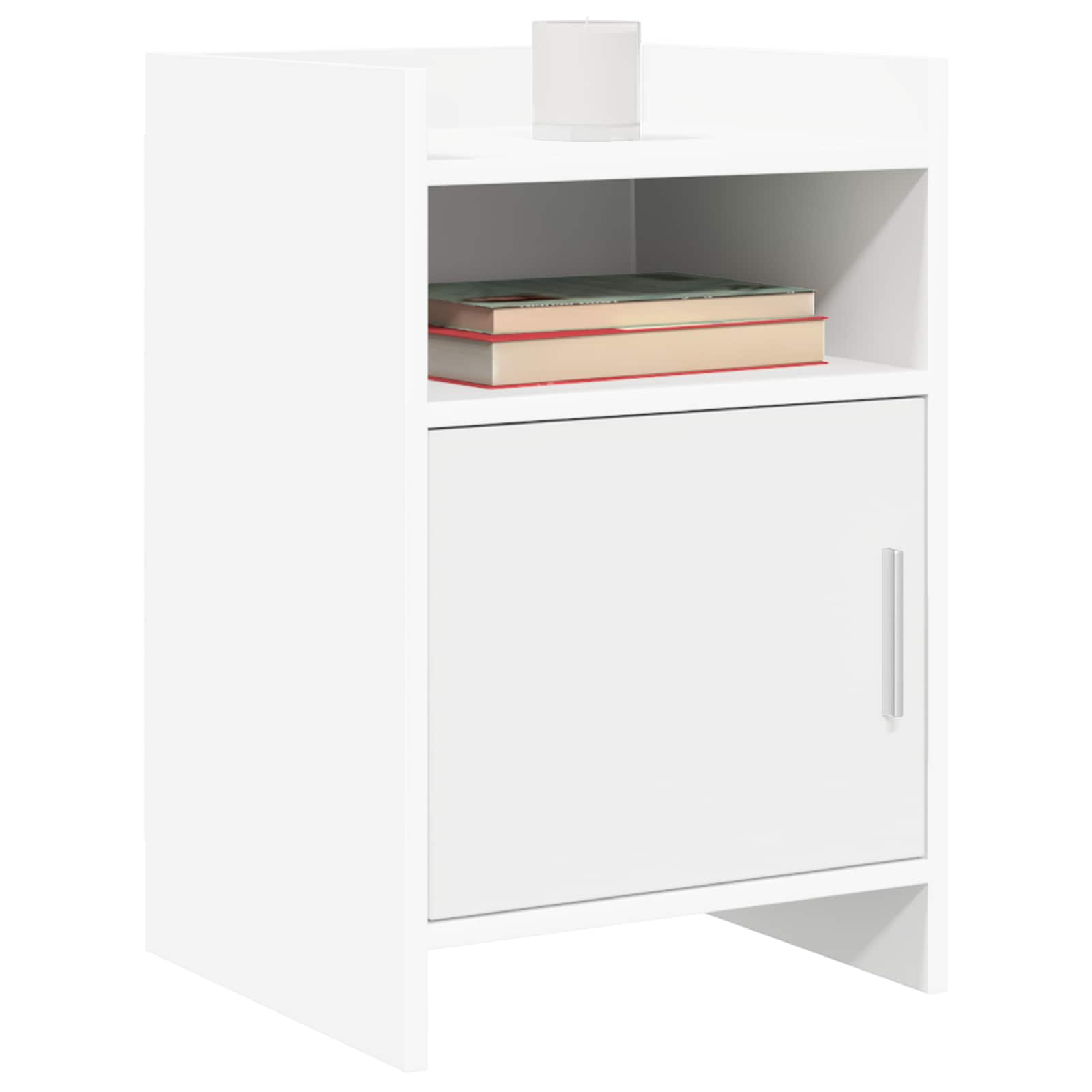 vidaXL Bedside Tables White 40 x 36 x 60 cm Engineered Wood 2