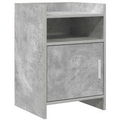 vidaXL Bedside Tables Concrete Grey 40 x 36 x 60 cm Engineered Wood 1