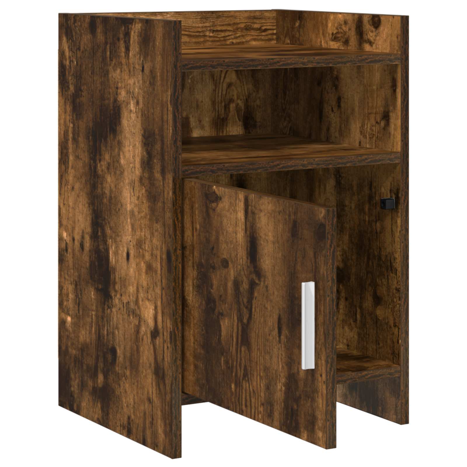 vidaXL Bedside Tables Smoked Oak 40 x 36 x 60 cm Engineered Wood 3