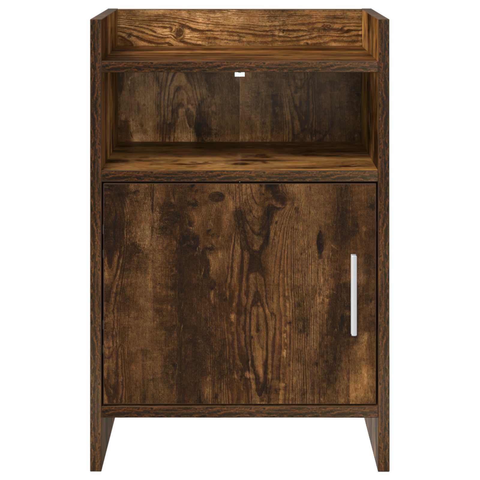 vidaXL Bedside Tables Smoked Oak 40 x 36 x 60 cm Engineered Wood 4