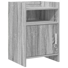 vidaXL Bedside Tables Grey Sonoma 40 x 36 x 60 cm Engineered Wood 1