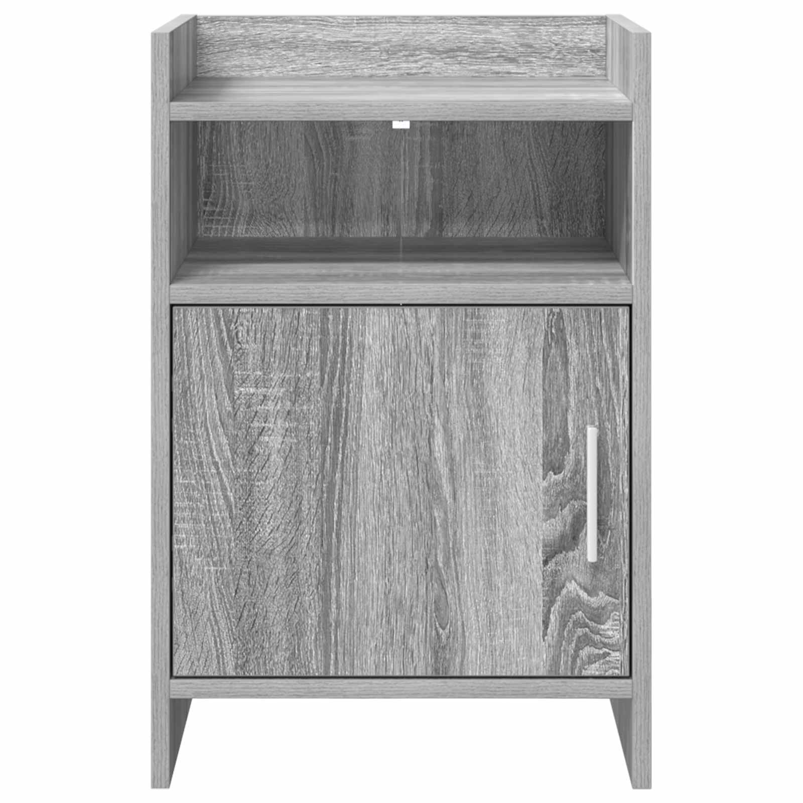 vidaXL Bedside Tables Grey Sonoma 40 x 36 x 60 cm Engineered Wood 4