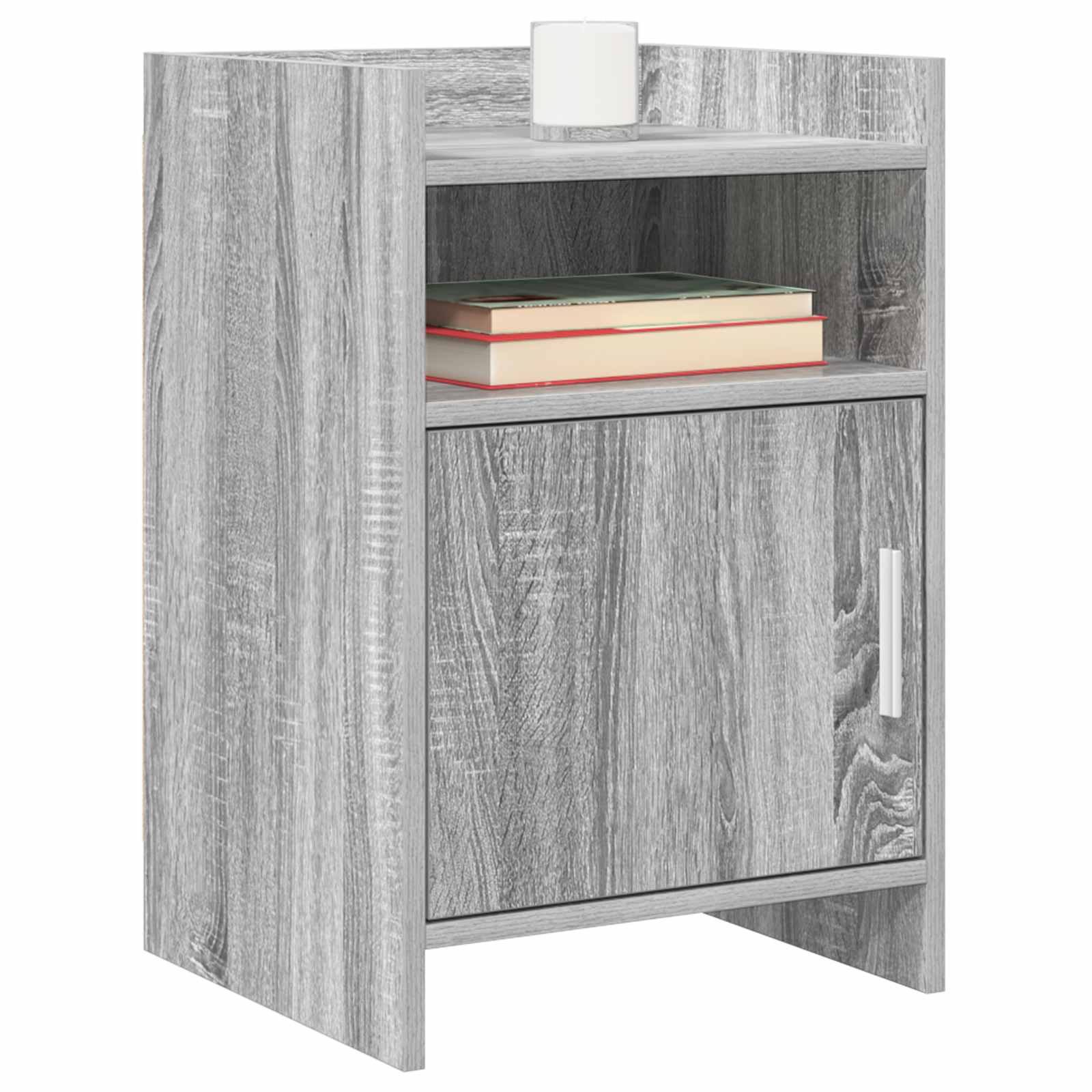 vidaXL Bedside Tables Grey Sonoma 40 x 36 x 60 cm Engineered Wood 2