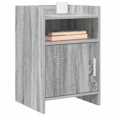 vidaXL Bedside Tables Grey Sonoma 40 x 36 x 60 cm Engineered Wood 2