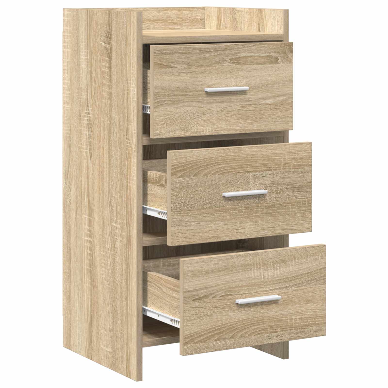 vidaXL Sideboard Sonoma Oak 40 x 36 x 80 cm Engineered Wood 3
