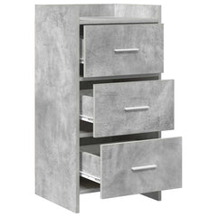 vidaXL Sideboard Concrete Grey 40 x 36 x 80 cm Engineered Wood 4