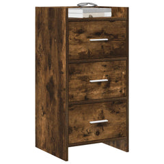 vidaXL Sideboard Smoked Oak 40 x 36 x 80 cm Engineered Wood 3