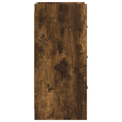 vidaXL Sideboard Smoked Oak 40 x 36 x 80 cm Engineered Wood 6