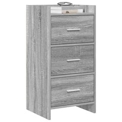 vidaXL Sideboard Grey Sonoma 40 x 36 x 80 cm Engineered Wood 3