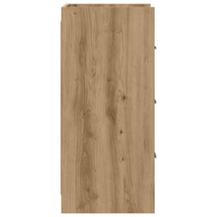 vidaXL Sideboard Artisan Oak 40 x 36 x 80 cm Engineered Wood 6