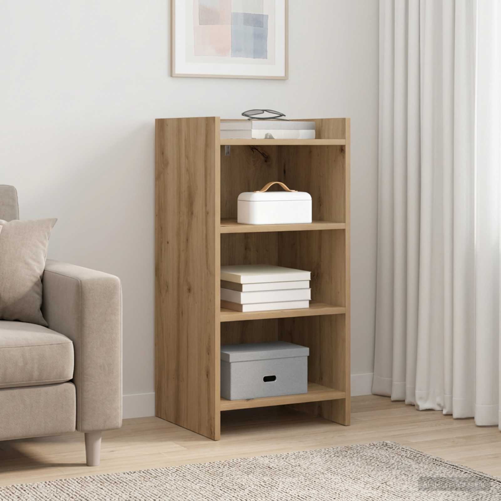 vidaXL Sideboard Artisan Oak 40 x 36 x 80 cm Engineered Wood 1