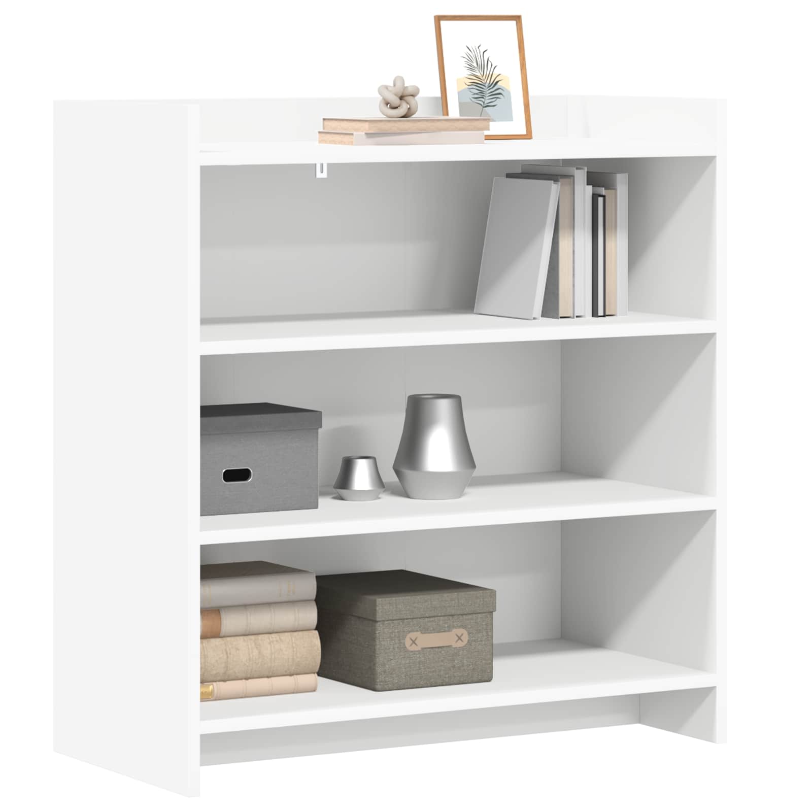 vidaXL Sideboard White 75 x 36 x 80 cm Engineered Wood 3