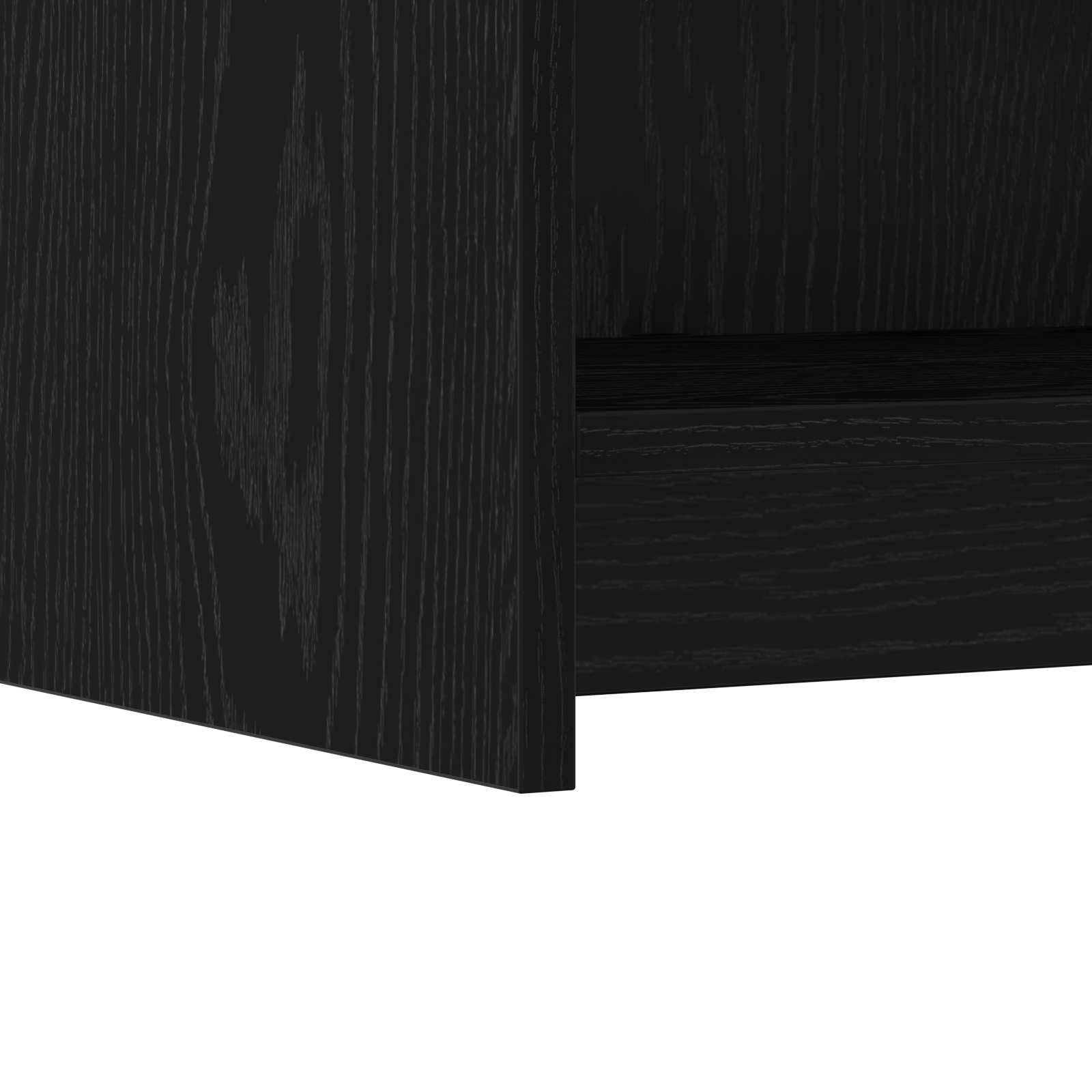vidaXL Sideboard Black Oak 75 x 36 x 80 cm Engineered Wood 6