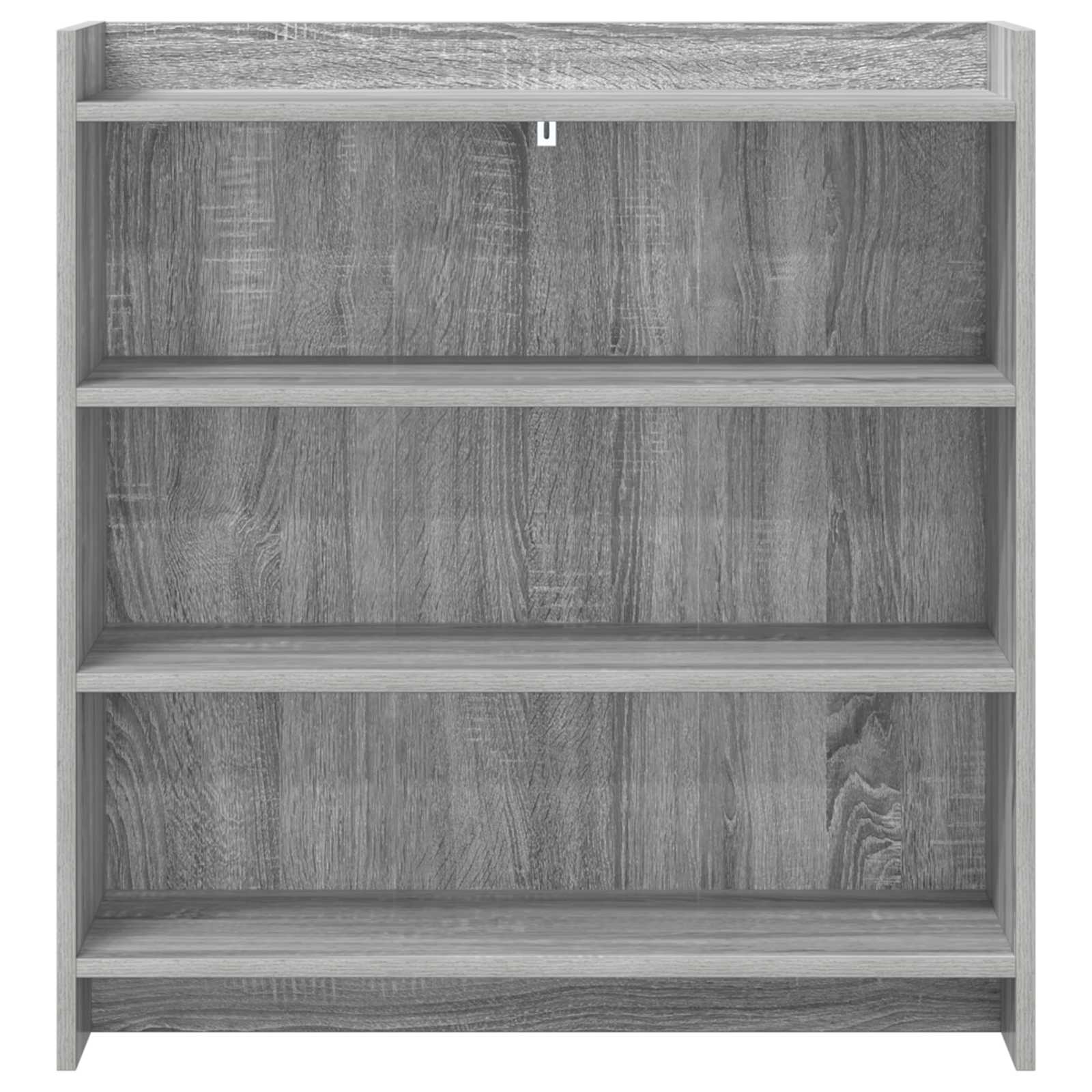 vidaXL Sideboard Grey Sonoma 75 x 36 x 80 cm Engineered Wood 4