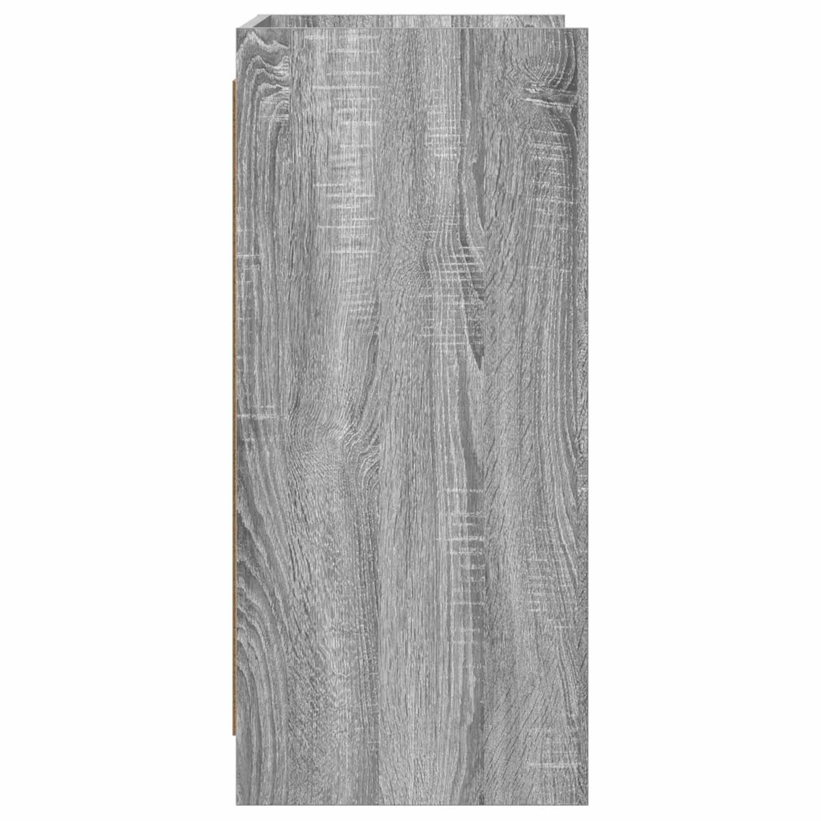 vidaXL Sideboard Grey Sonoma 75 x 36 x 80 cm Engineered Wood 5