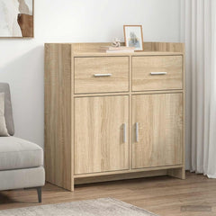 Sideboard 75 x 36 x 80 cm Engineered Wood Sonoma oak