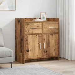 Sideboard 75 x 36 x 80 cm Engineered Wood Old wood