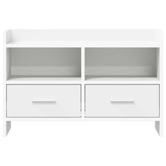 TV Cabinet 71.5 x 33 x 47 cm Engineered Wood White