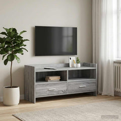 vidaXL TV Cabinet 100 x 33 x 47 cm Grey Sonoma Engineered Wood 1