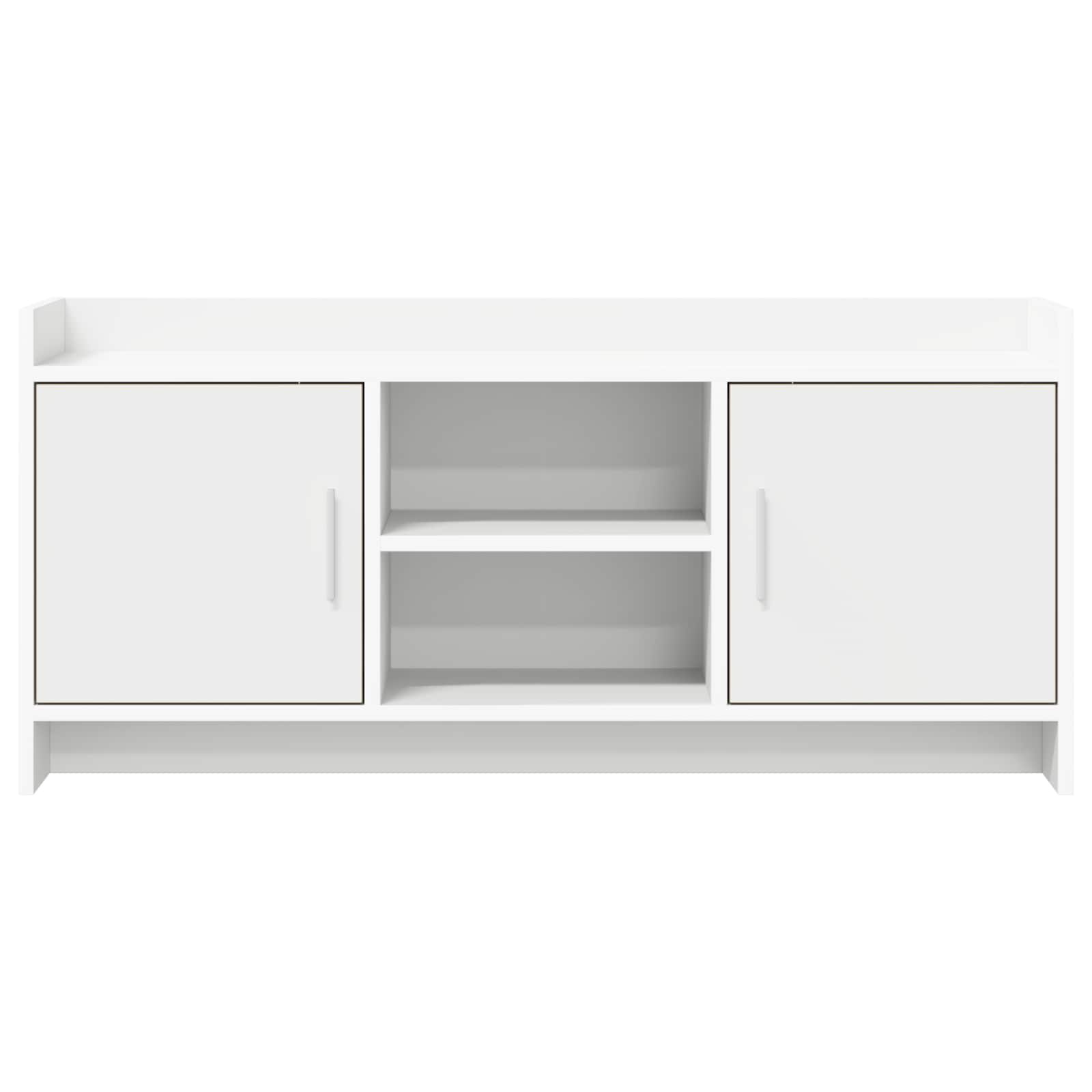 vidaXL TV Cabinet 102 x 33 x 47 cm White Engineered Wood 5