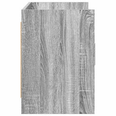 vidaXL TV Cabinet 102 x 33 x 47 cm Grey Sonoma Engineered Wood 6