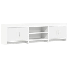 TV Cabinet 168 x 33 x 47 cm Engineered Wood White