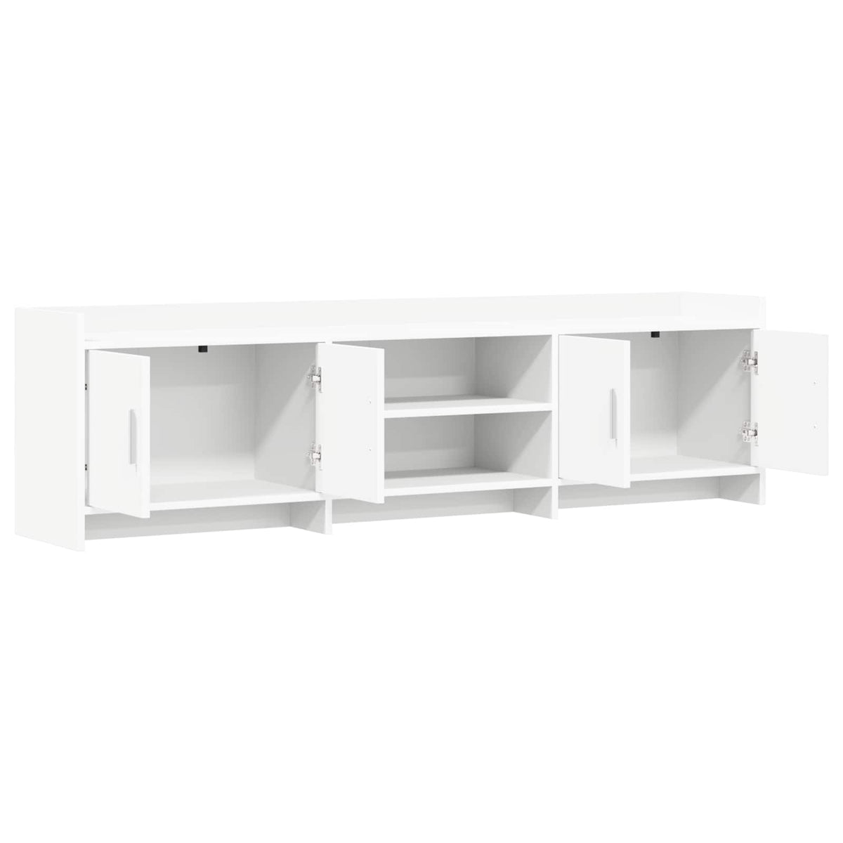 TV Cabinet 168 x 33 x 47 cm Engineered Wood White