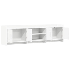 TV Cabinet 168 x 33 x 47 cm Engineered Wood White