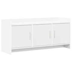 vidaXL TV Cabinet 102 x 33 x 47 cm White Engineered Wood 2