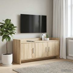 vidaXL TV Cabinet 102 x 33 x 47 cm Sonoma Oak Engineered Wood 1