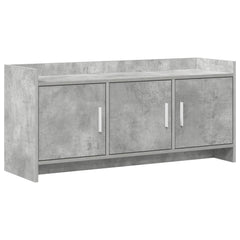 vidaXL TV Cabinet 102 x 33 x 47 cm Concrete Grey Engineered Wood 2