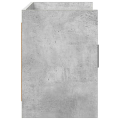 vidaXL TV Cabinet 102 x 33 x 47 cm Concrete Grey Engineered Wood 6