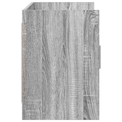 vidaXL TV Cabinet 102 x 33 x 47 cm Grey Sonoma Engineered Wood 6