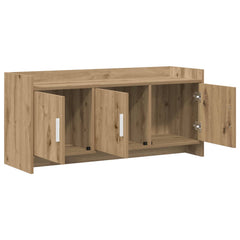 vidaXL TV Cabinet 102 x 33 x 47 cm Artisan Oak Engineered Wood 4