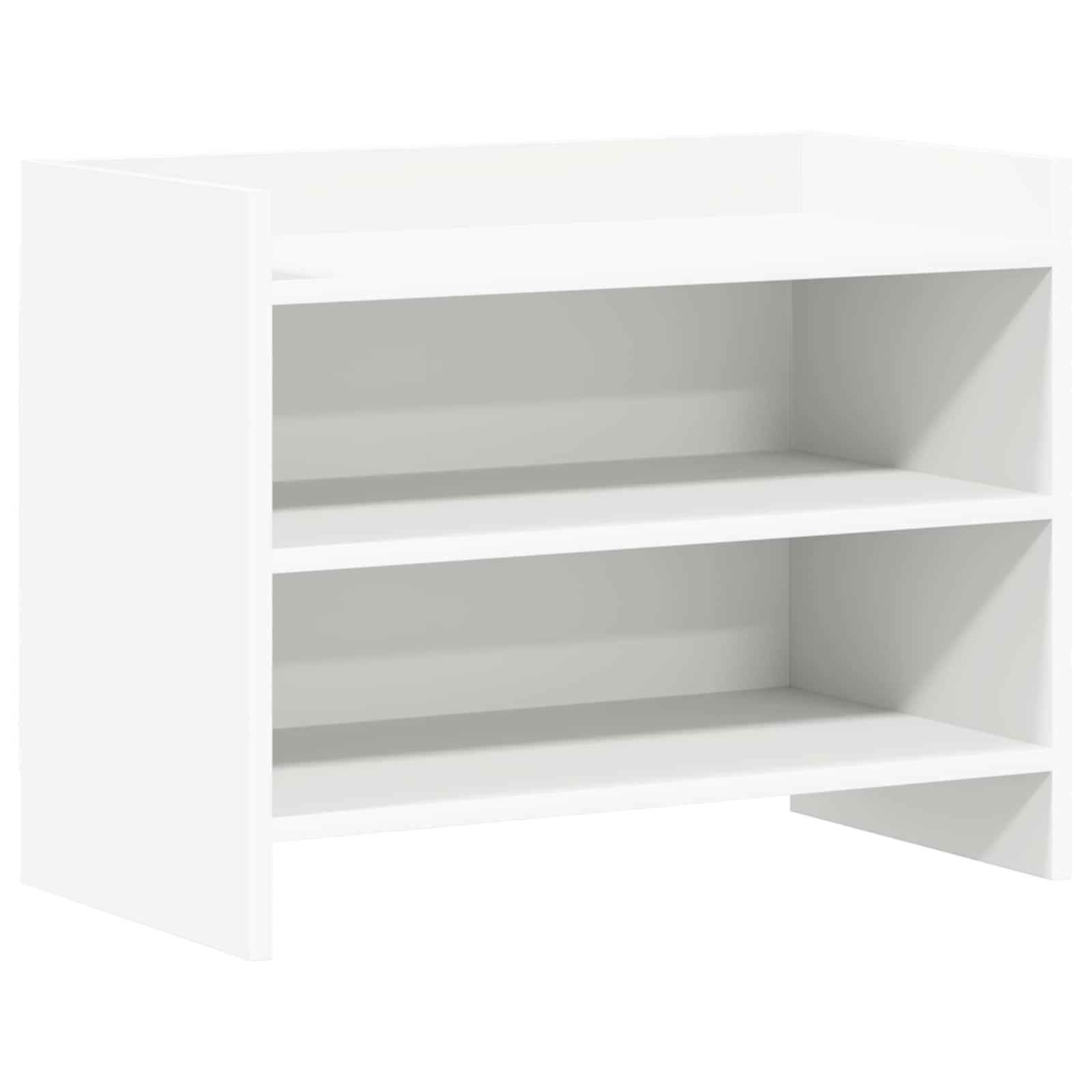 vidaXL TV Cabinet 60 x 33 x 47 cm White Engineered Wood 2
