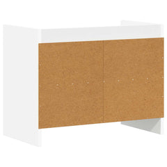 vidaXL TV Cabinet 60 x 33 x 47 cm White Engineered Wood 6