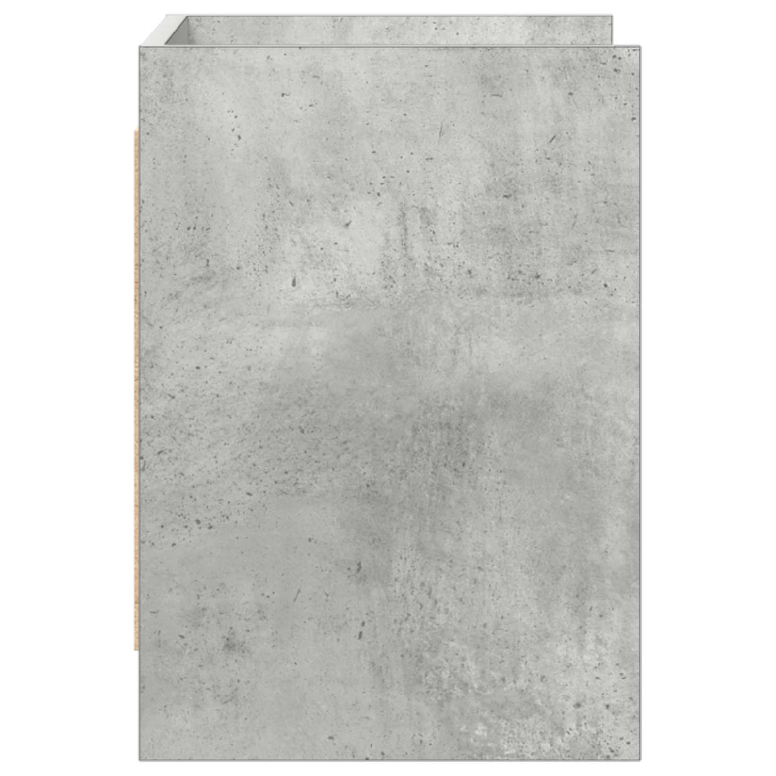 vidaXL TV Cabinet 60 x 33 x 47 cm Concrete Grey Engineered Wood 5