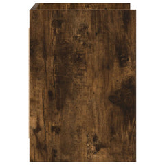vidaXL TV Cabinet 60 x 33 x 47 cm Smoked Oak Engineered Wood 5