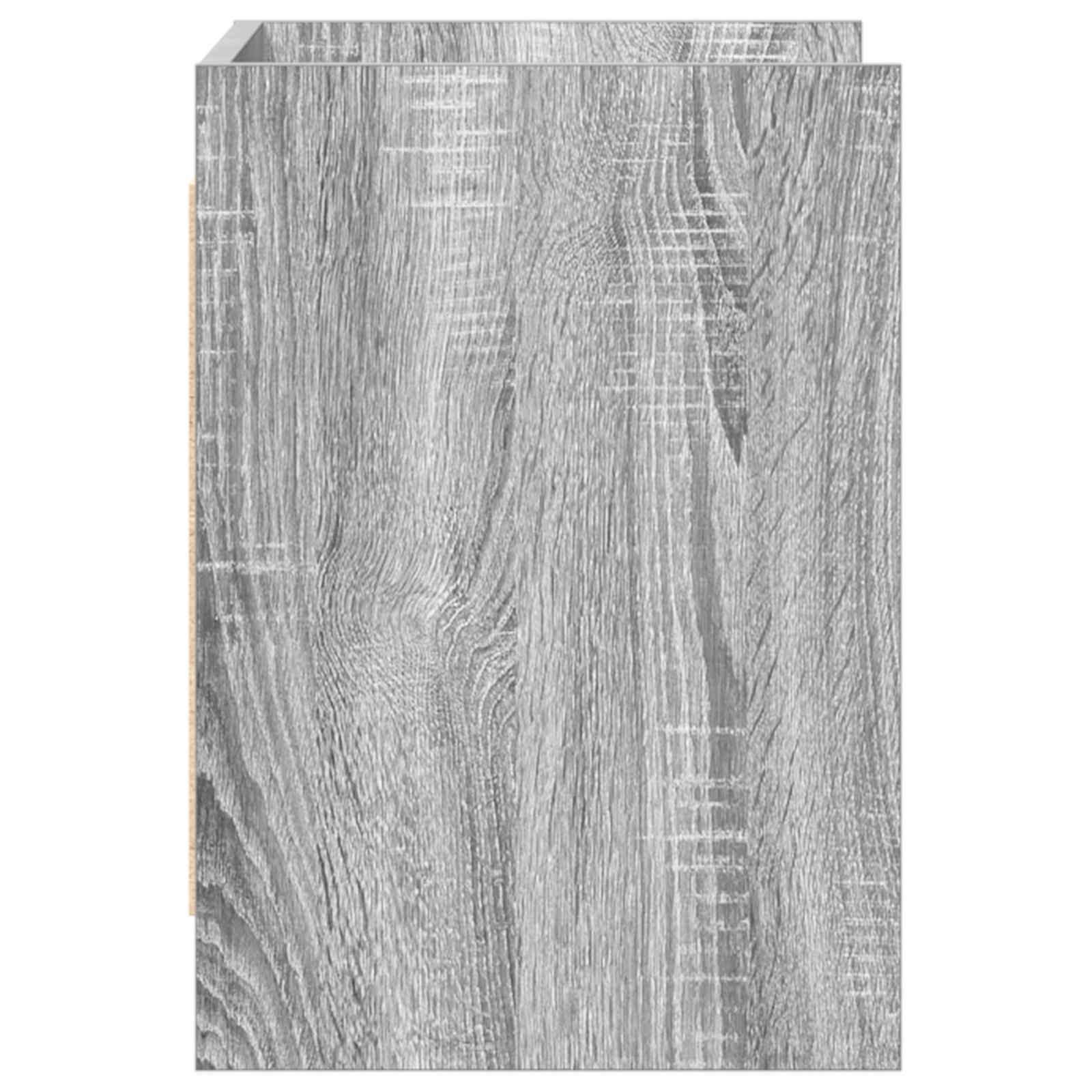 vidaXL TV Cabinet 60 x 33 x 47 cm Grey Sonoma Engineered Wood 5