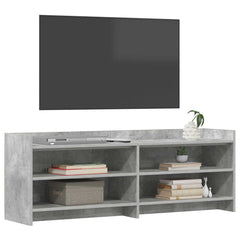 vidaXL TV Cabinet 135 x 33 x 47 cm Concrete Grey Engineered Wood 3