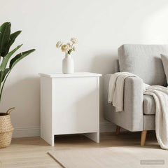 vidaXL Storage Chest White 40 x 40 x 50 cm Engineered Wood 4