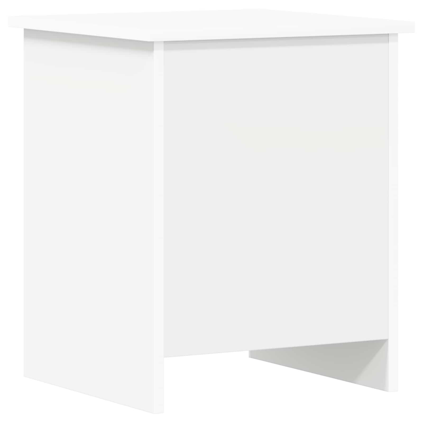 vidaXL Storage Chest White 40 x 40 x 50 cm Engineered Wood 2
