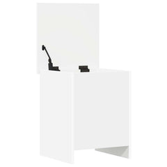 vidaXL Storage Chest White 40 x 40 x 50 cm Engineered Wood 5