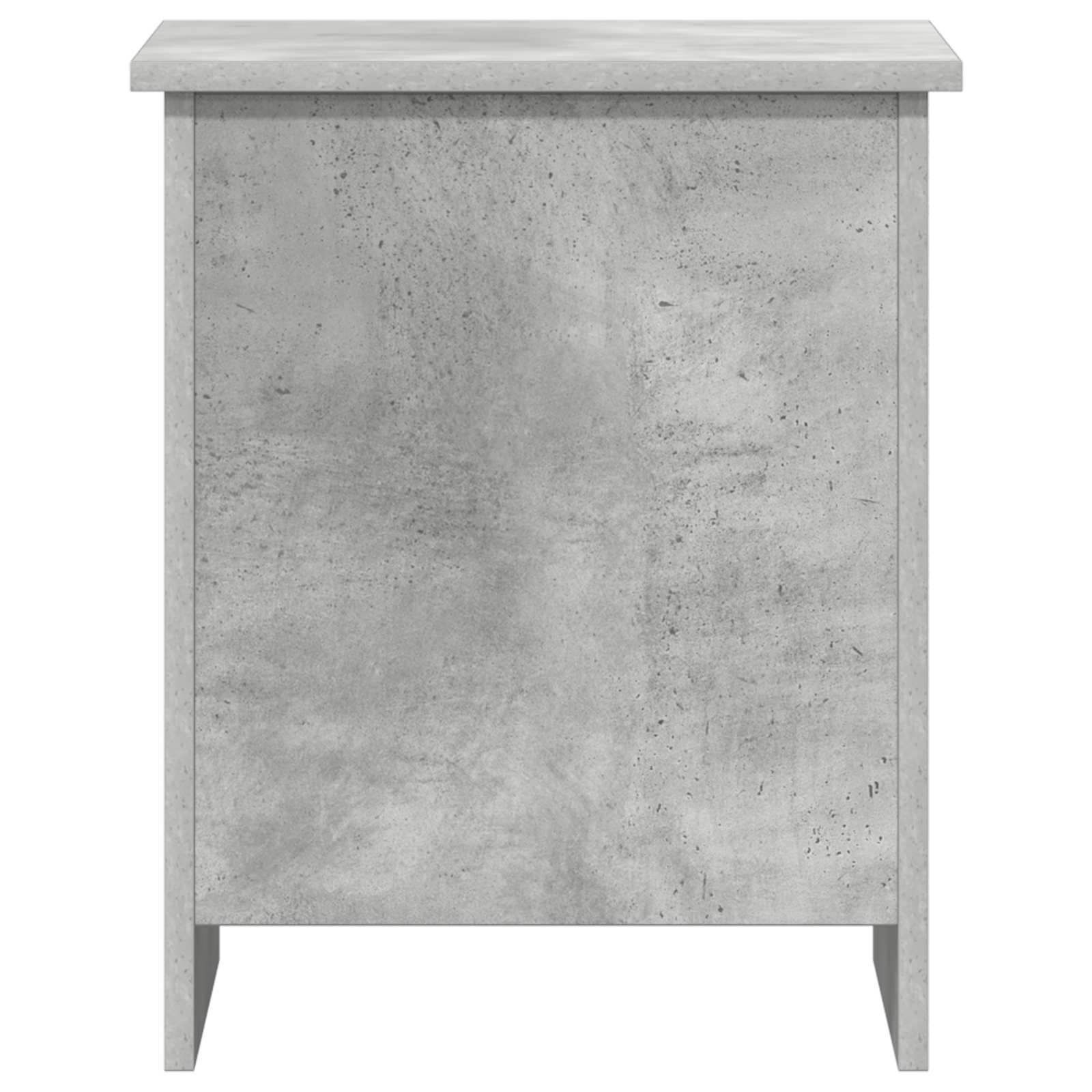 vidaXL Storage Chest Concrete Grey 40 x 40 x 50 cm Engineered Wood 6