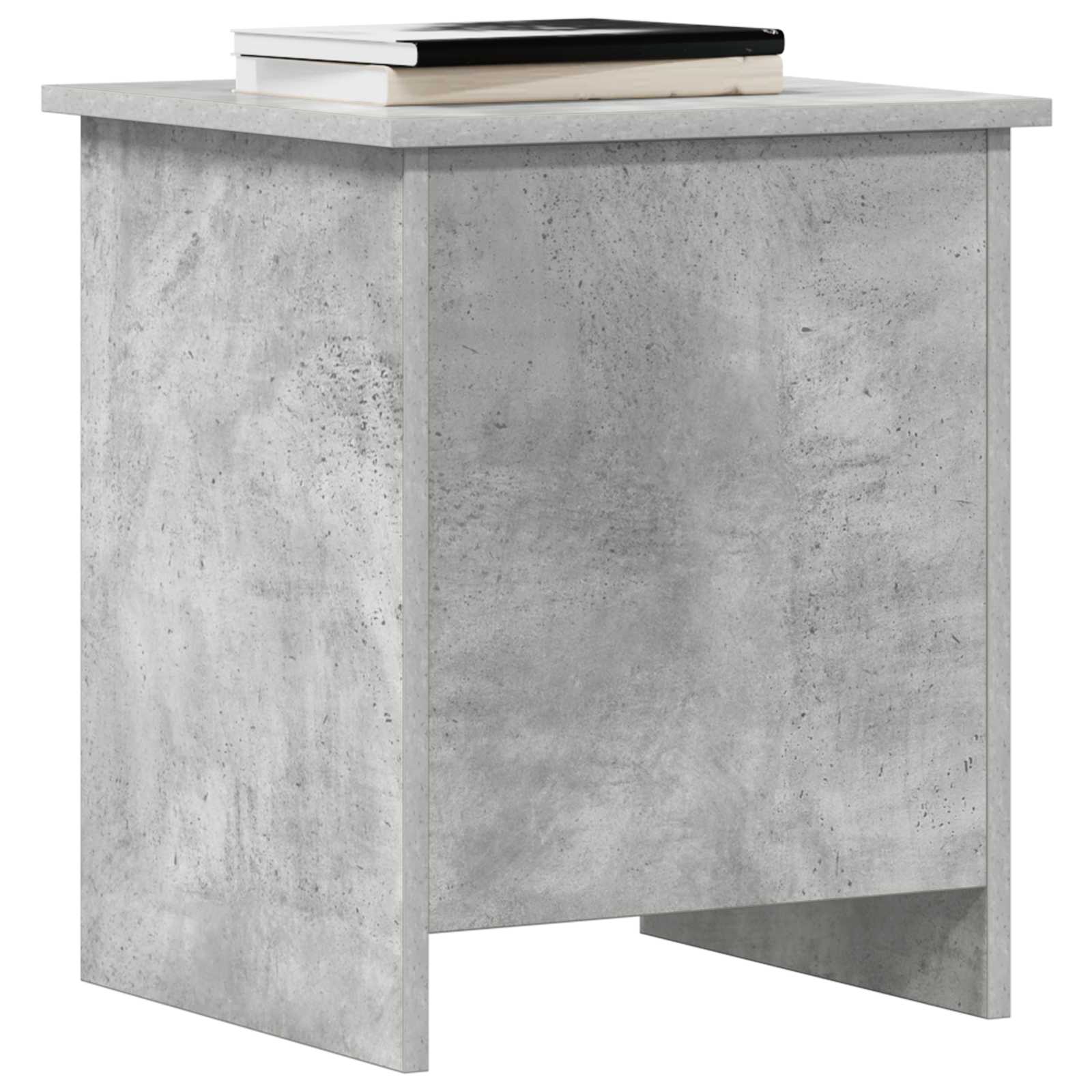 vidaXL Storage Chest Concrete Grey 40 x 40 x 50 cm Engineered Wood 3