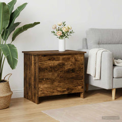 Storage Chest 60 x 40 x 50 cm Engineered Wood Smoked oak