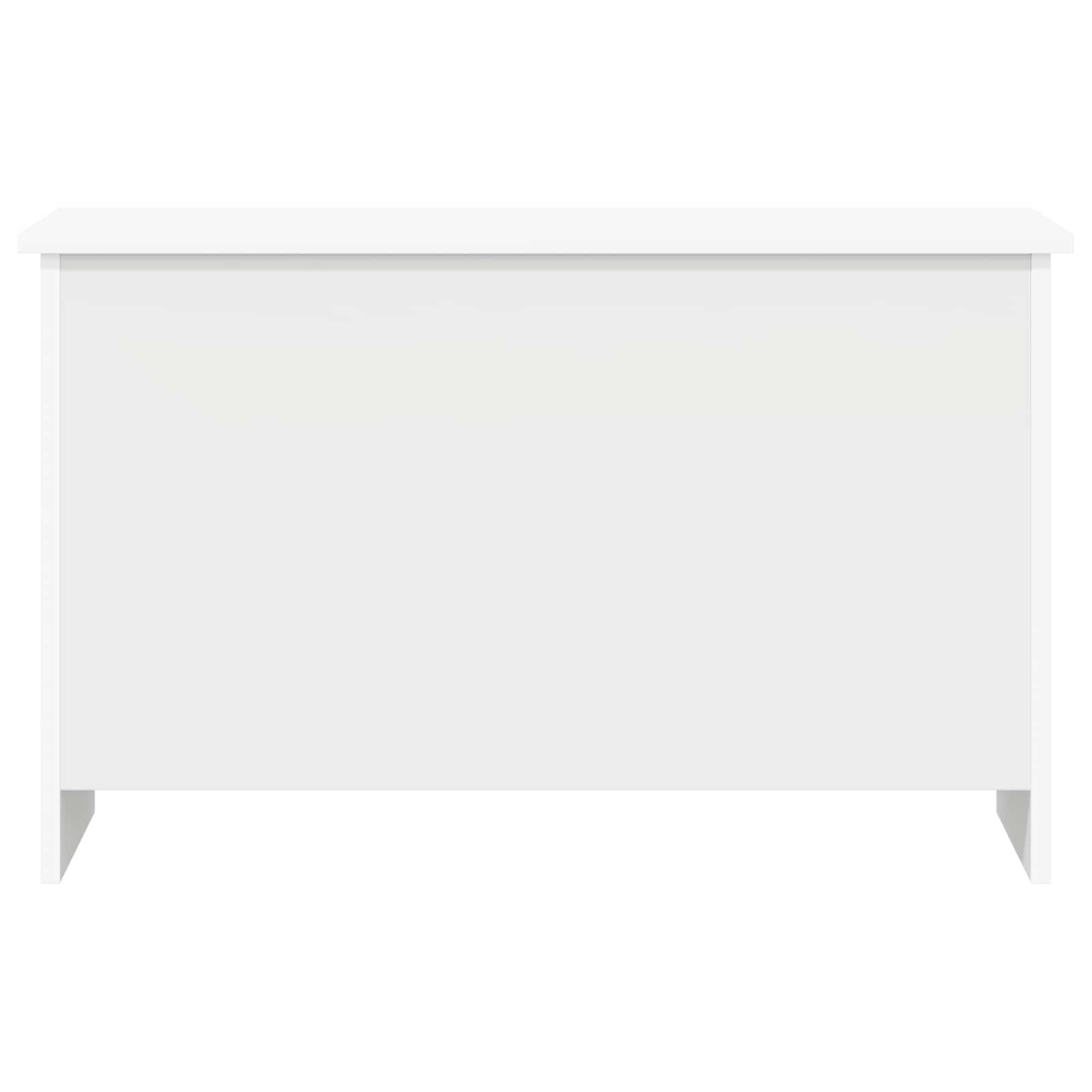 vidaXL Storage Chest White 80 x 40 x 50 cm Engineered Wood 6