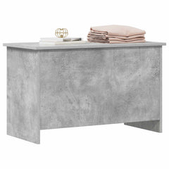 vidaXL Storage Chest Concrete Grey 80 x 40 x 50 cm Engineered Wood 3