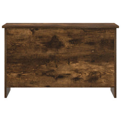 vidaXL Storage Chest Smoked Oak 80 x 40 x 50 cm Engineered Wood 6