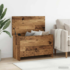 vidaXL Storage Chest Old Wood 80 x 40 x 50 cm Engineered Wood 1